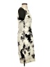 T Tahari 100% Polyester Graphic Gray Cocktail Dress Size 4 - photo 4