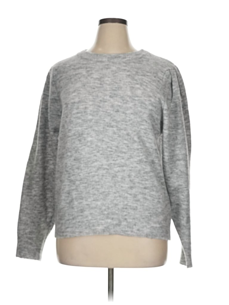 Pre-owned Eloquii Pullover Sweater In Gray