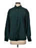 Shein 100% Polyester Solid Green Long Sleeve Blouse Size 2 - photo 1