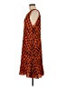 Unbranded Print Orange Casual Dress Size M (estimated) - photo 5