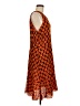 Unbranded Print Orange Casual Dress Size M (estimated) - photo 4