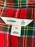 Old Navy 100% Cotton Plaid Red Long Sleeve Button-Down Shirt Size XXL - photo 7