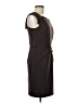 Jennifer Lopez Solid Brown Cocktail Dress Size 6 - photo 4