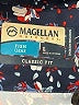 Magellan's 100% Polyester Floral Blue Long Sleeve Blouse Size L - photo 7