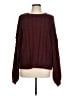 Fashion 100% Acrylic Burgundy Pullover Sweater Size L - photo 1
