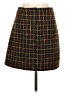 Hutch 100% Polyester Tweed Black Formal Skirt Size XS - photo 2