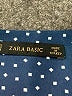 Zara Basic Polka Dots Blue Long Sleeve Blouse Size XS - photo 7