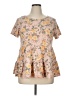 Bobbie Brooks Pink Short Sleeve Top Size 1X - photo 1