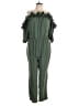 ChicMe Solid Green Jumpsuit Size L - photo 1