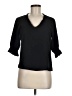 CeCe Black 3/4 Sleeve Blouse Size M - photo 1