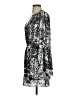 Parker 100% Polyester Print Gray Cocktail Dress Size S - photo 5