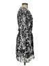 Parker 100% Polyester Print Gray Cocktail Dress Size S - photo 4