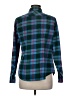 Lands' End Plaid Teal Long Sleeve Button-Down Shirt Size M - photo 2