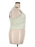Adidas Color Block Solid Green Tank Top Size 2X - photo 4