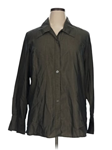 Apostrophe Long Sleeve Button-Down Shirt (view 1)