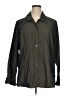 Apostrophe Solid Brown Long Sleeve Button-Down Shirt Size 16W - photo 1