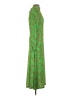 MNG 100% Polyester Paisley Green Casual Dress Size 5 - photo 4