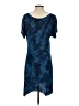 Assorted Brands 100% Rayon Tie-dye Blue Casual Dress Size S - photo 2