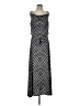 Calvin Klein Chevron-herringbone Black Gray Casual Dress Size S - photo 1