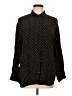 Everlane 100% Cupro Polka Dots Black Long Sleeve Button-Down Shirt Size 10 - photo 1