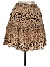 Alelly Animal Print Tan Casual Skirt Size M - photo 2