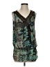New Directions 100% Polyester Teal Sleeveless Blouse Size S - photo 1