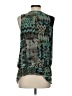 New Directions 100% Polyester Teal Sleeveless Blouse Size S - photo 2