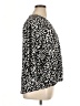Fred David Animal Print Black 3/4 Sleeve Blouse Size 1X - photo 4