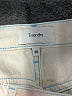 Triarchy 100% Cotton Ivory Denim Skirt Size 30 waist - photo 4