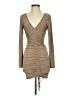Shein Tan Cocktail Dress Size 4 - photo 1
