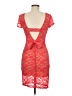 B. Darlin Red Cocktail Dress Size 9 - 10 - photo 2