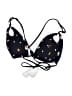 Isabella Rose Floral Black Swimsuit Top Size S - photo 1