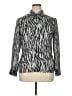 Assorted Brands Animal Print Silver Long Sleeve Blouse Size 14 - photo 1