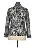 Assorted Brands Animal Print Silver Long Sleeve Blouse Size 14 - photo 2