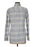 Gap 100% Cotton Plaid Blue Long Sleeve Button-Down Shirt Size M - photo 2