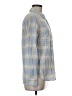Gap 100% Cotton Plaid Blue Long Sleeve Button-Down Shirt Size M - photo 4