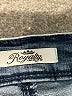ROYALTY Chevron-herringbone Blue Jeans Size 6 - photo 4