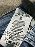 ROYALTY Chevron-herringbone Blue Jeans Size 6 - photo 5