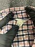 Caslon Checkered-gingham Tan Long Sleeve Button-Down Shirt Size XXL - photo 7