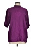 Autograph 100% Rayon Purple Short Sleeve Blouse Size M - photo 1