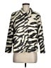 MULTIPLES Animal Print Ivory Jacket Size M - photo 1