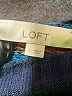 Ann Taylor LOFT Print Blue Pullover Sweater Size L - photo 7