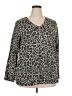 Ellen Tracy Gray Long Sleeve T-Shirt Size XXL - photo 1