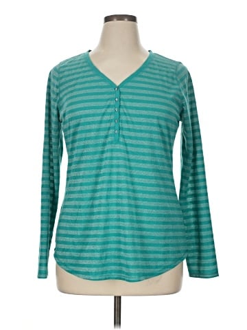 Faded Glory Long Sleeve Top (view 1)