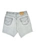 Levi's 100% Cotton Blue Denim Shorts Size 34 waist - photo 2