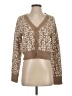 Jessica Simpson Animal Print Tan Cardigan Size S - photo 1