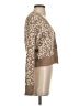 Jessica Simpson Animal Print Tan Cardigan Size S - photo 4