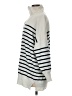 Pink Lily Stripes Silver Pullover Sweater Size M - photo 5