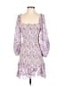 Saylor 100% Viscose Paisley Purple Cocktail Dress Size XS - photo 1