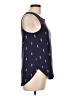 Zoe+Liv Blue Sleeveless T-Shirt Size L - photo 4